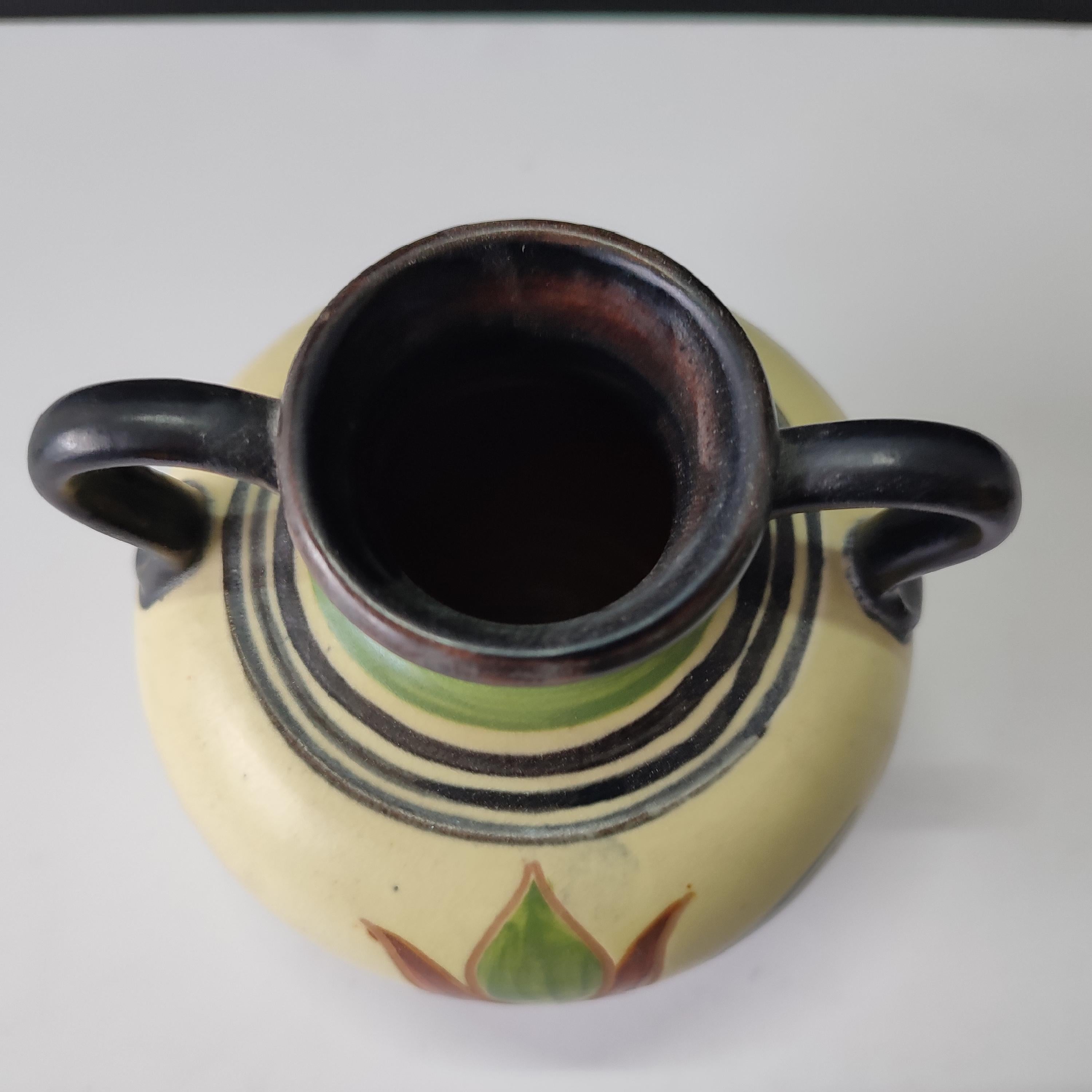 Set of Three Ceramic Vases, Upsala-Ekeby, Early 20th Century For Sale 4