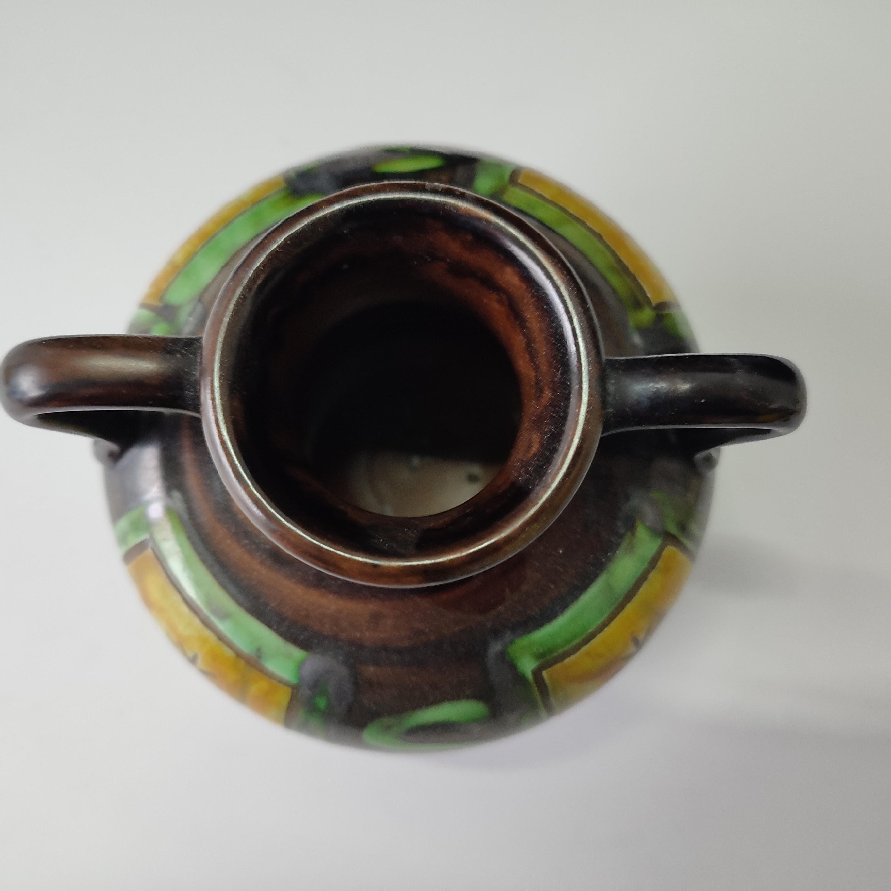 Set of Three Ceramic Vases, Upsala-Ekeby, Early 20th Century For Sale 5