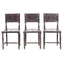 Set of three chairs - 19th century
