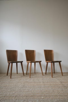 Set di tre sedie di Göran Malmvall, Karl Andersson & Söner, ca 1940 Svezia