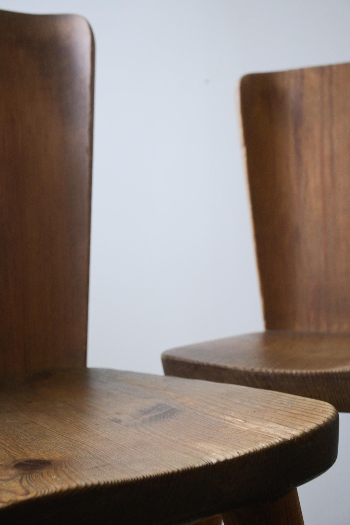 Ensemble de trois chaises par Göran Malmvall, Karl Andersson & Söner, ca 1940 Suède en vente 1