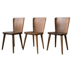 Set of Three Chairs by Göran Malmvall, Karl Andersson & Söner, ca 1940 Sweden