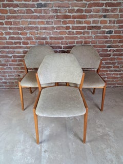 Satz von drei Stühlen aus Teakholz, Dänemark, 1960