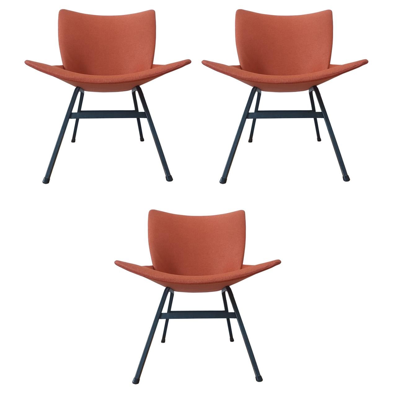 Set of Three Chairs Lupina Designed by Niko Kralj, 1970s For Sale