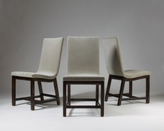 Set of Three Chairs “Typenko” by Axel Einar Hjorth, Nordiska Kompaniet, Sweden