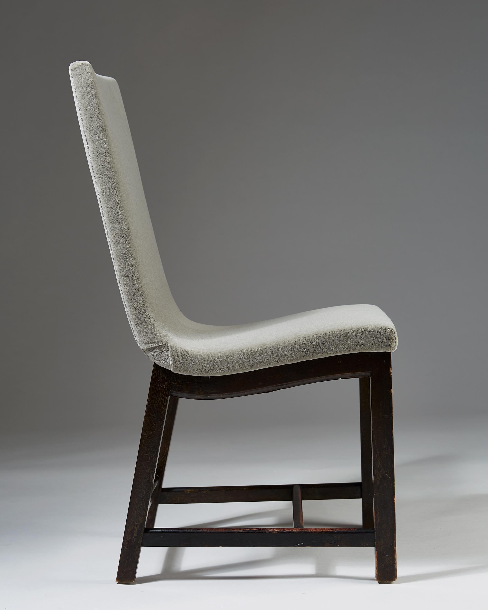 Swedish Set of Three Chairs “Typenko” by Axel Einar Hjorth, Nordiska Kompaniet, Sweden For Sale