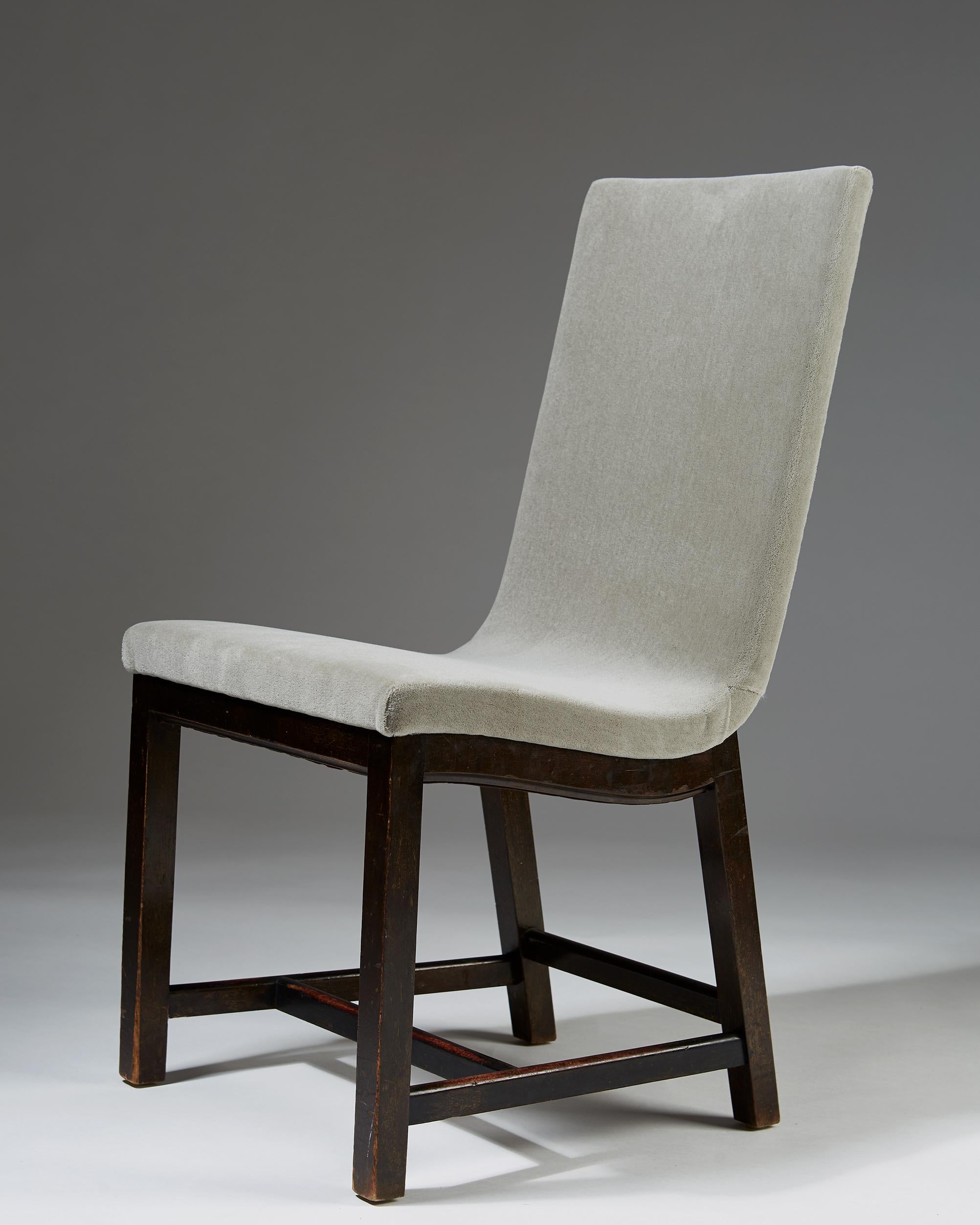 Set of Three Chairs “Typenko” by Axel Einar Hjorth, Nordiska Kompaniet, Sweden In Excellent Condition For Sale In Stockholm, SE