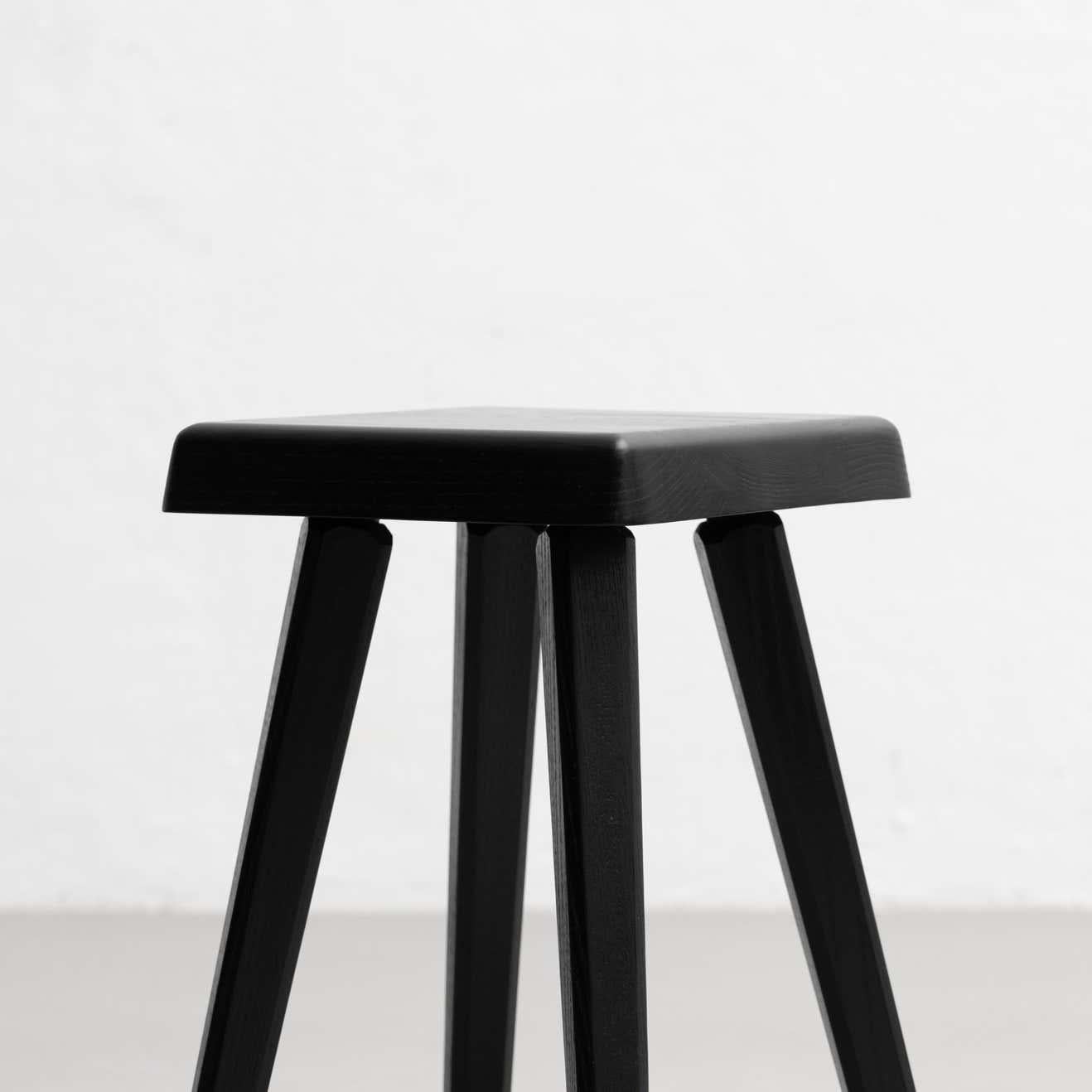 Wood Set of Three Chapo Special Black Edition S01R & S01A Stools For Sale