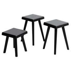 Juego de tres taburetes Chapo Special Black Edition S01R y S01A