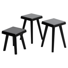 Set of Three Chapo Special Black Edition S01R & S01A Stools