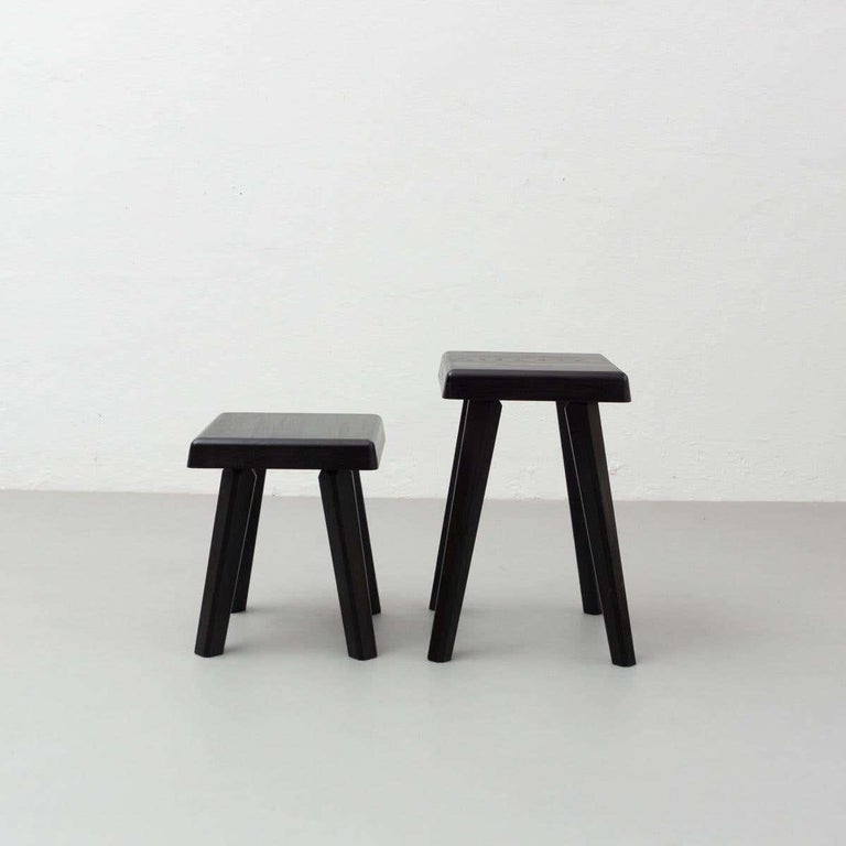 Set of Three Chapo Stools Special Black Edition For Sale 12