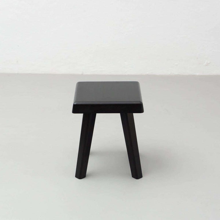 French Set of Three Chapo Stools Special Black Edition For Sale