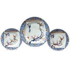 Set of Three Chinese Kangxi /Yongzheng Plates Set of Three Chinese Kangxi /Yongzheng Plates