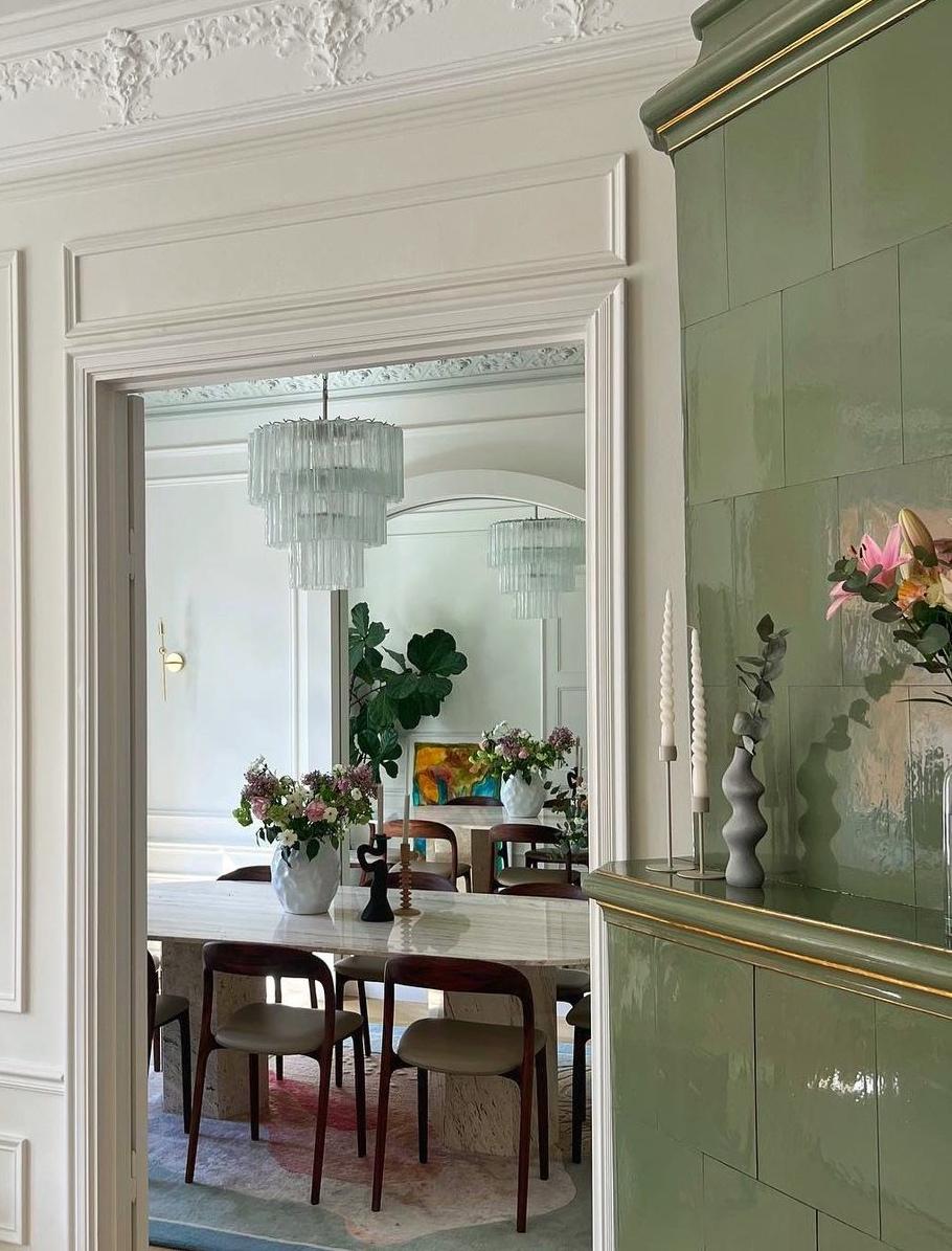 Juego de tres Lámparas de Murano Clásicas Tronchi con tubos de cristal transparente en venta 4