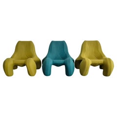 Ensemble de trois chaises Club 112 de Max Jungblut, Pays-Bas 2020
