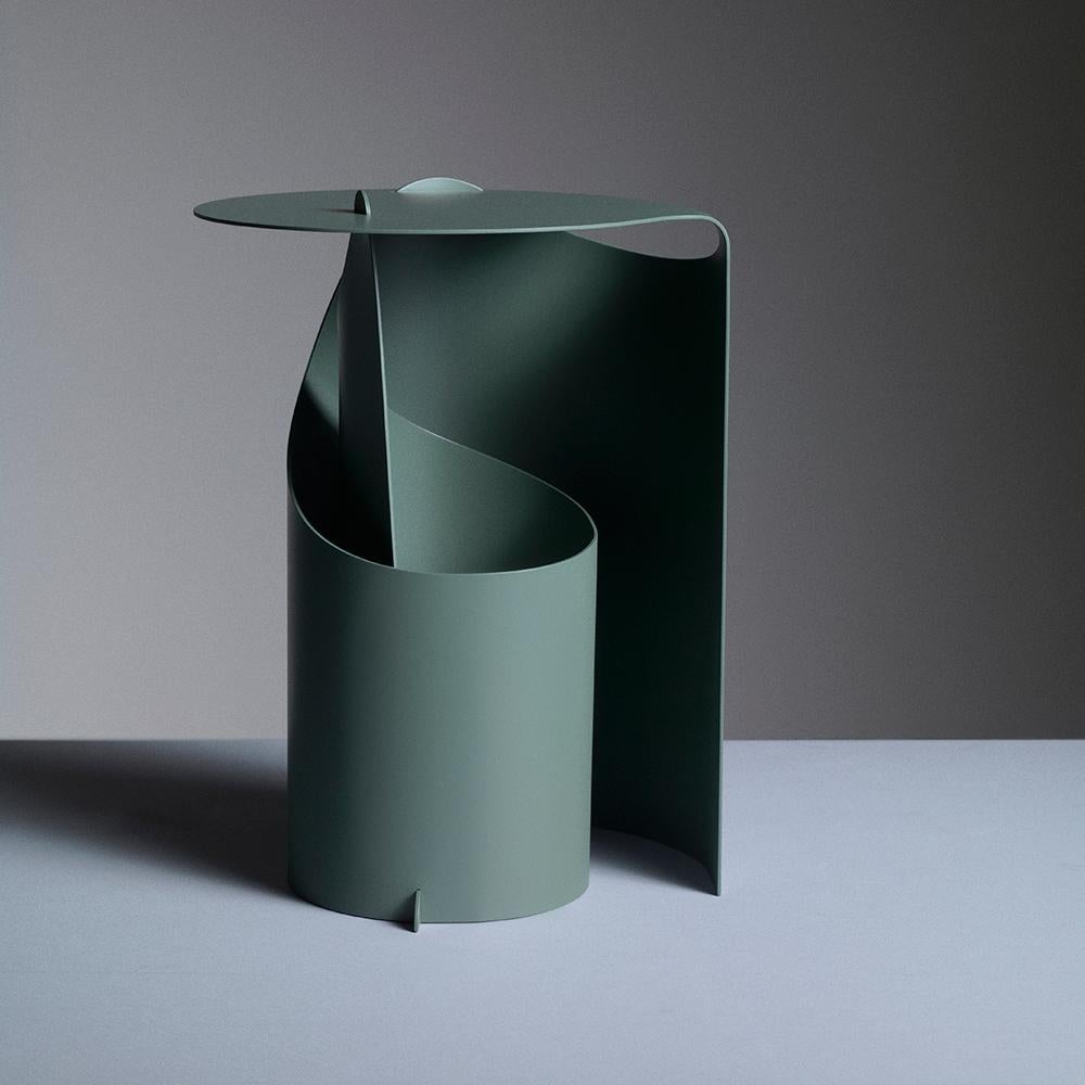 Set of Three Coffee Tables, Rolle Steel Designed by Aldo Bakker for Karakter 3