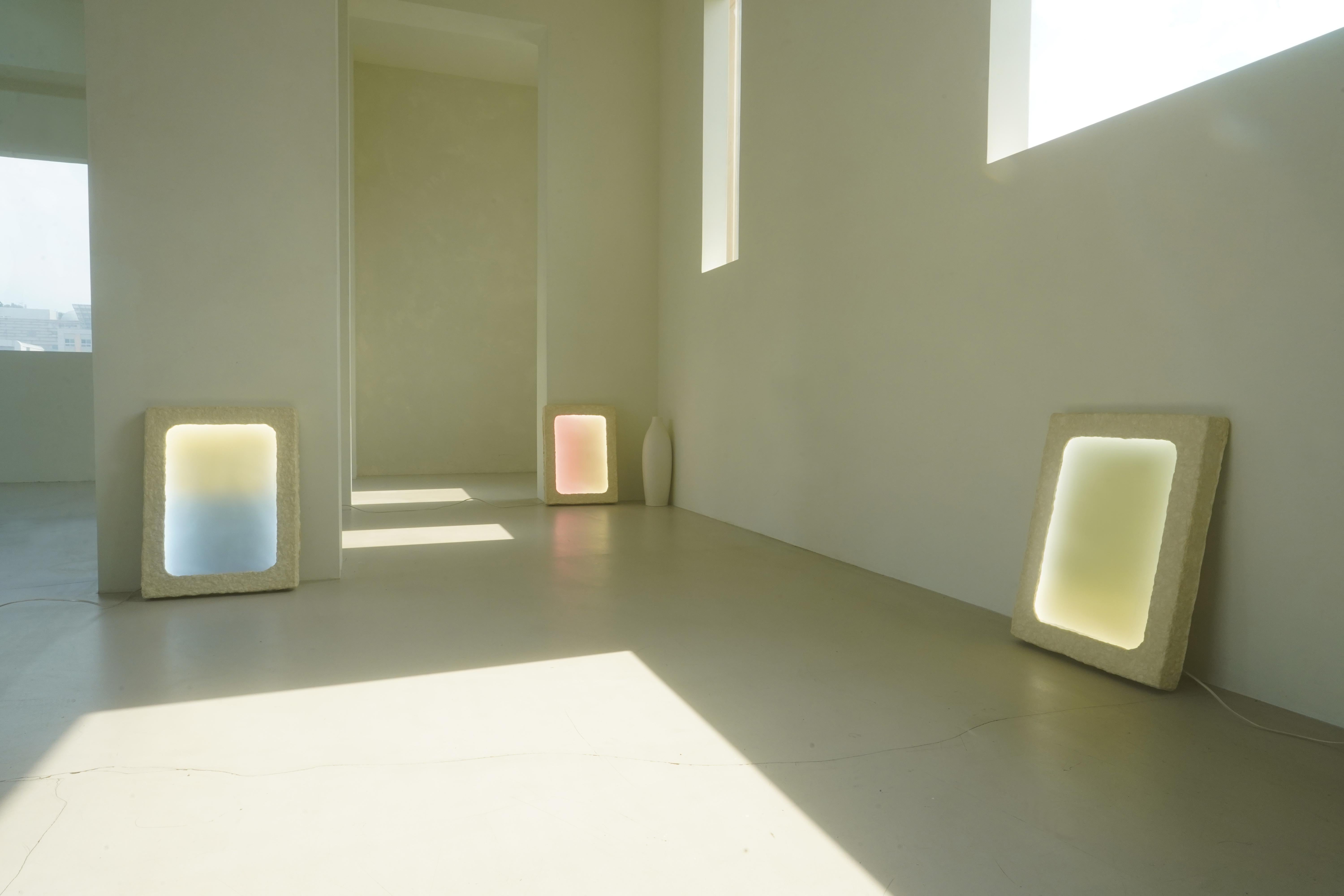 Contemporary Set of Three Wall Lights,  Baechae Series by Jungeun Hong, Atelier Jun For Sale