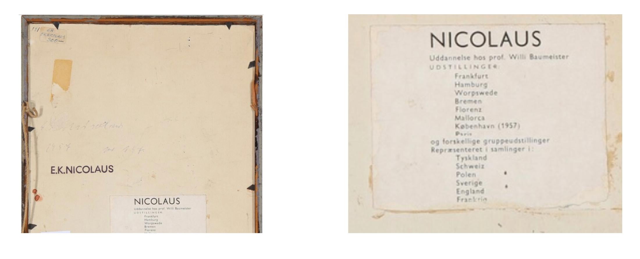 20th Century Set of Three Compositions by Egon Karl Nicolaus