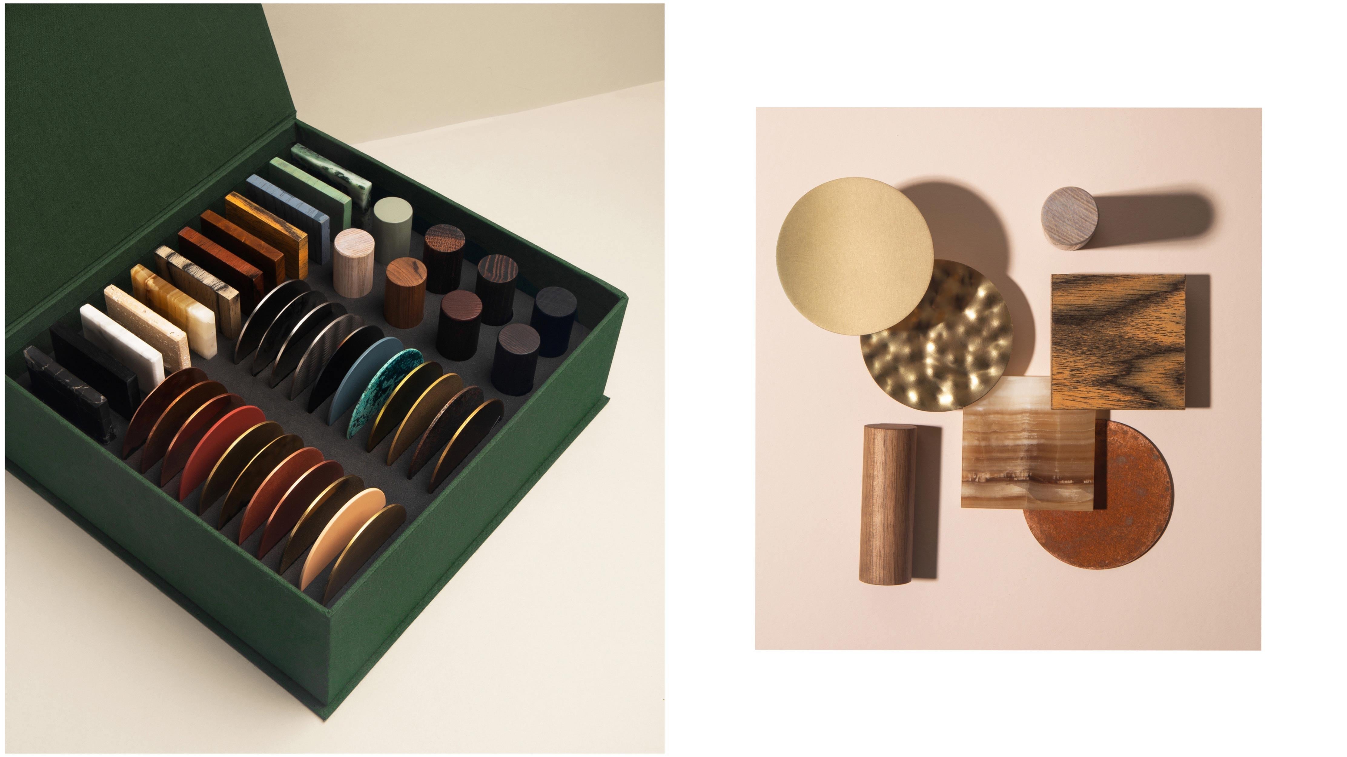 Set di tre lampade a sospensione contemporanee Suprematic CS5 di NOOM in ottone e acciaio in vendita 11