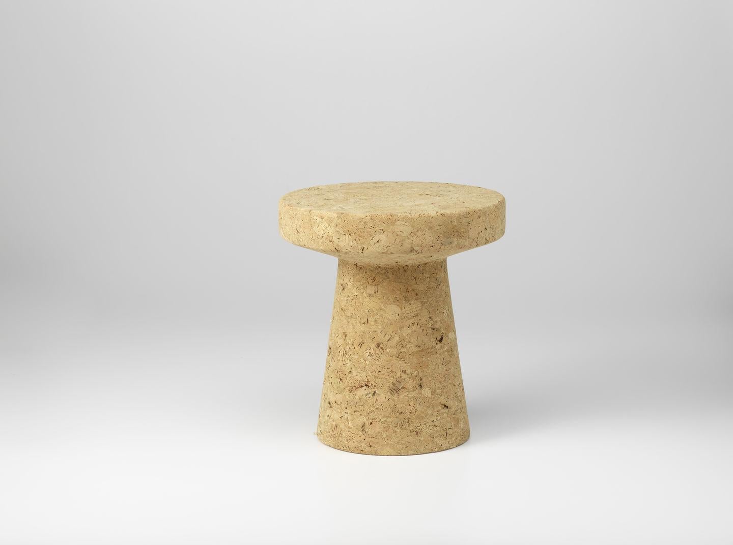 Set of Three Cork Family Stools Designed by Jasper Morrison In New Condition In Barcelona, Barcelona