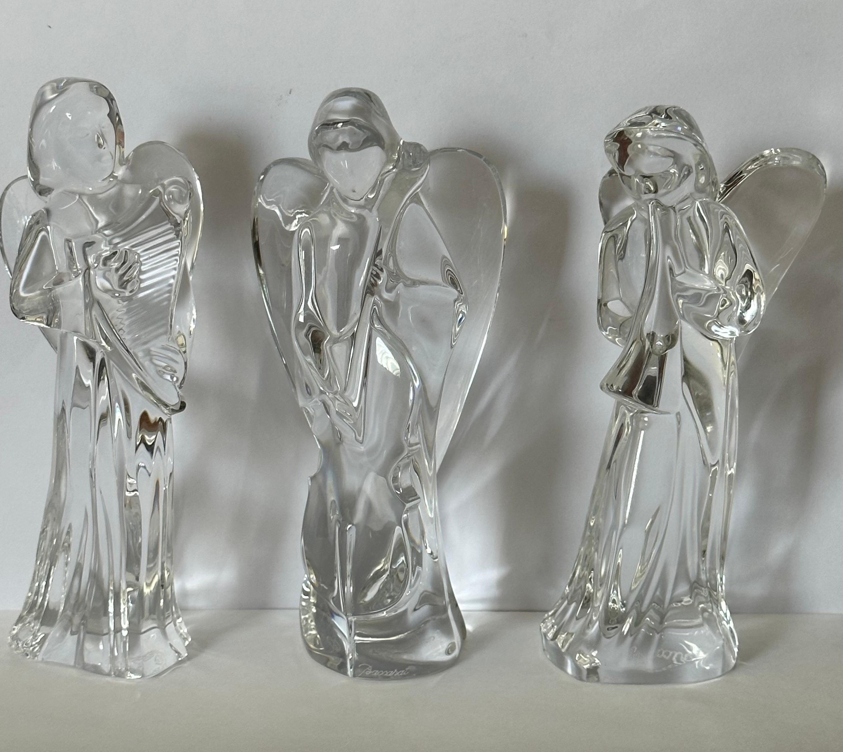crystal angel figurines