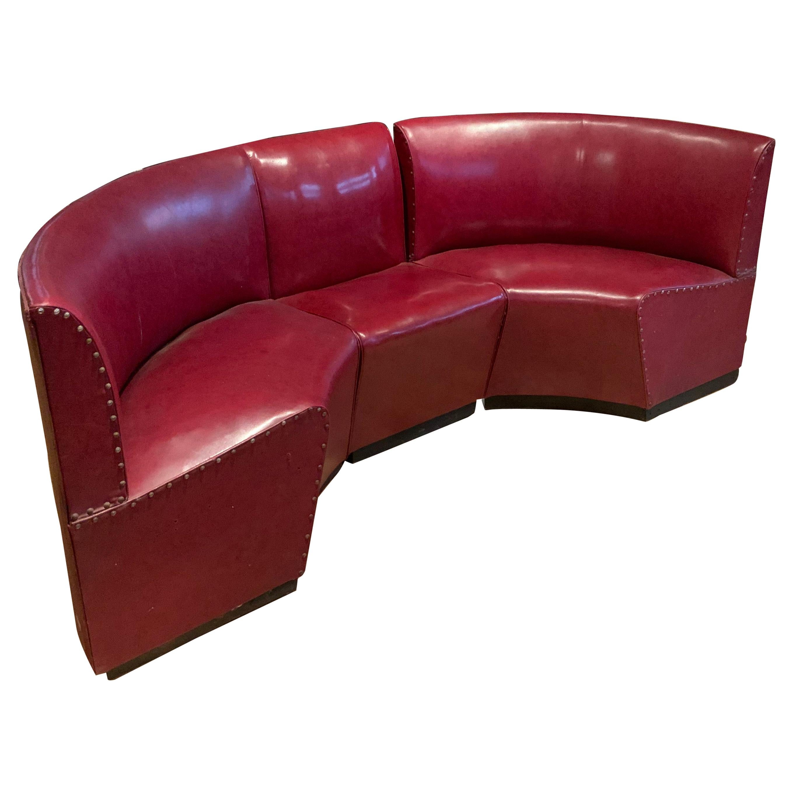 Curved Banquette - 2 For Sale on 1stDibs | curved banquette seating for sale,  curved banquette settee, curved banquette sofa