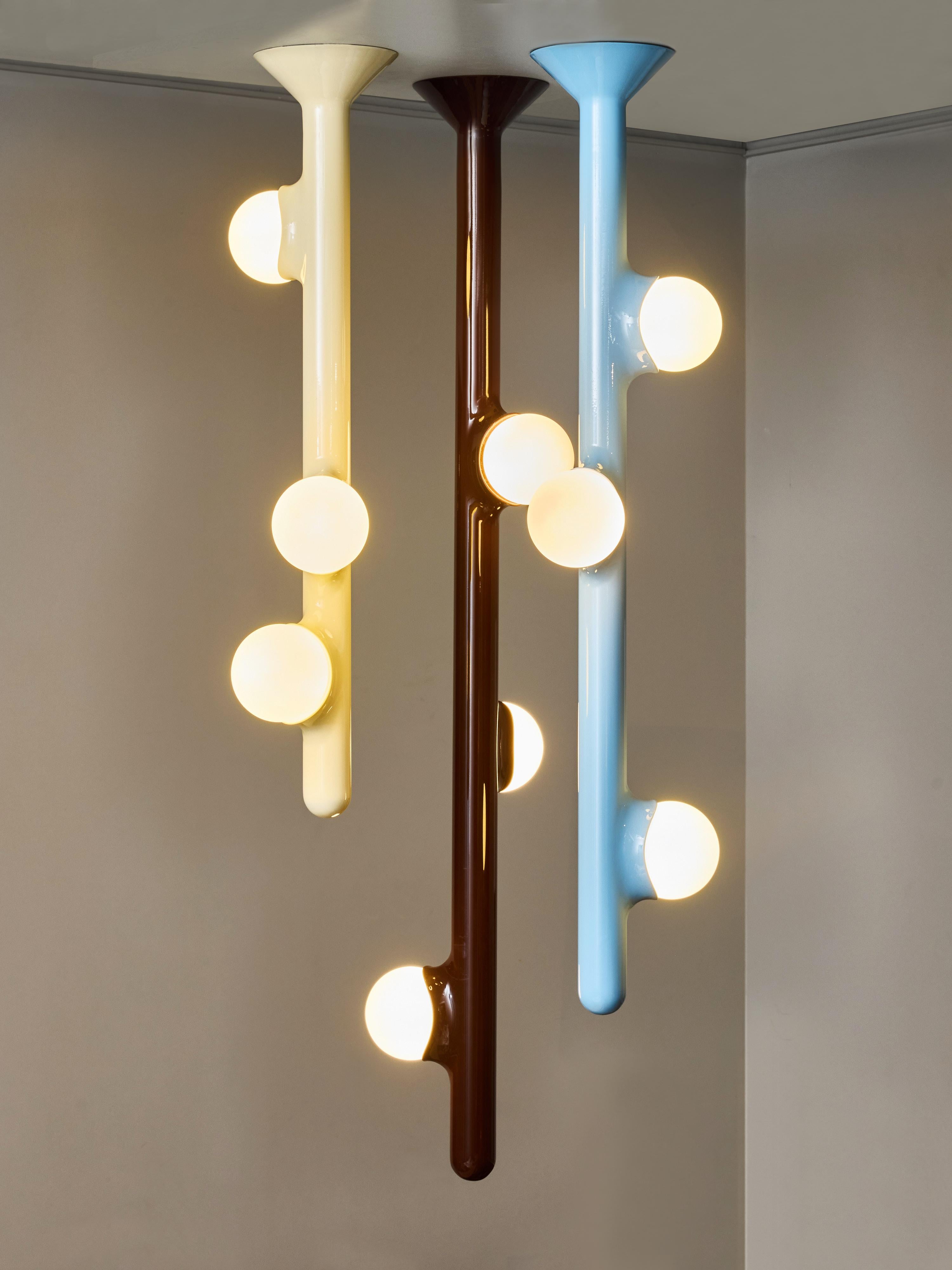 Modern Set of Three Custom Prickly Pear by Mickael Koska for Glustin Luminaires For Sale