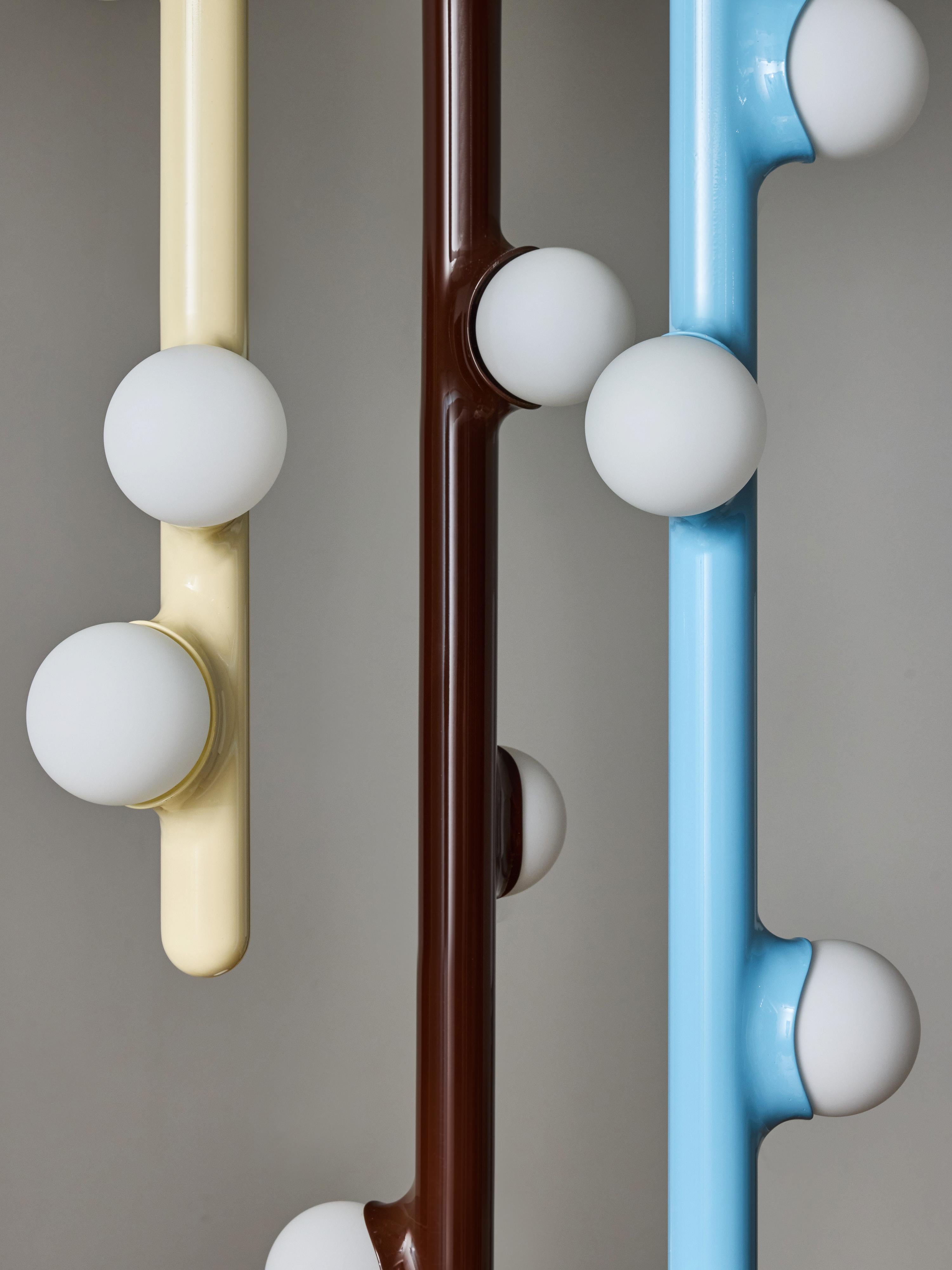 French Set of Three Custom Prickly Pear by Mickael Koska for Glustin Luminaires For Sale