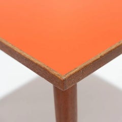 Set of Three Danish Mid Century Modern Side Tables with Laminate Top