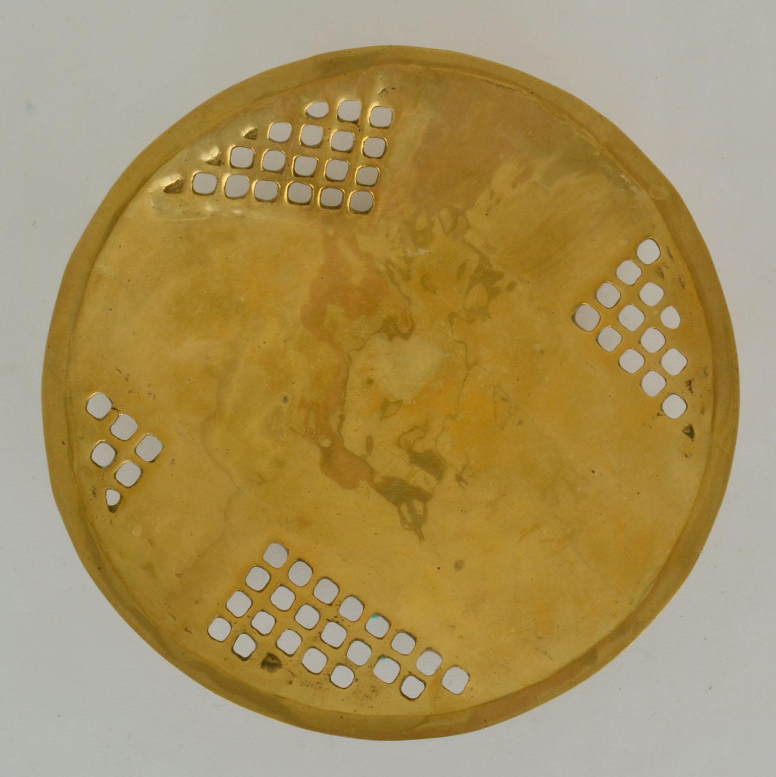 Ensemble de trois bols décoratifs en bronze organique, années 1970 en vente 2