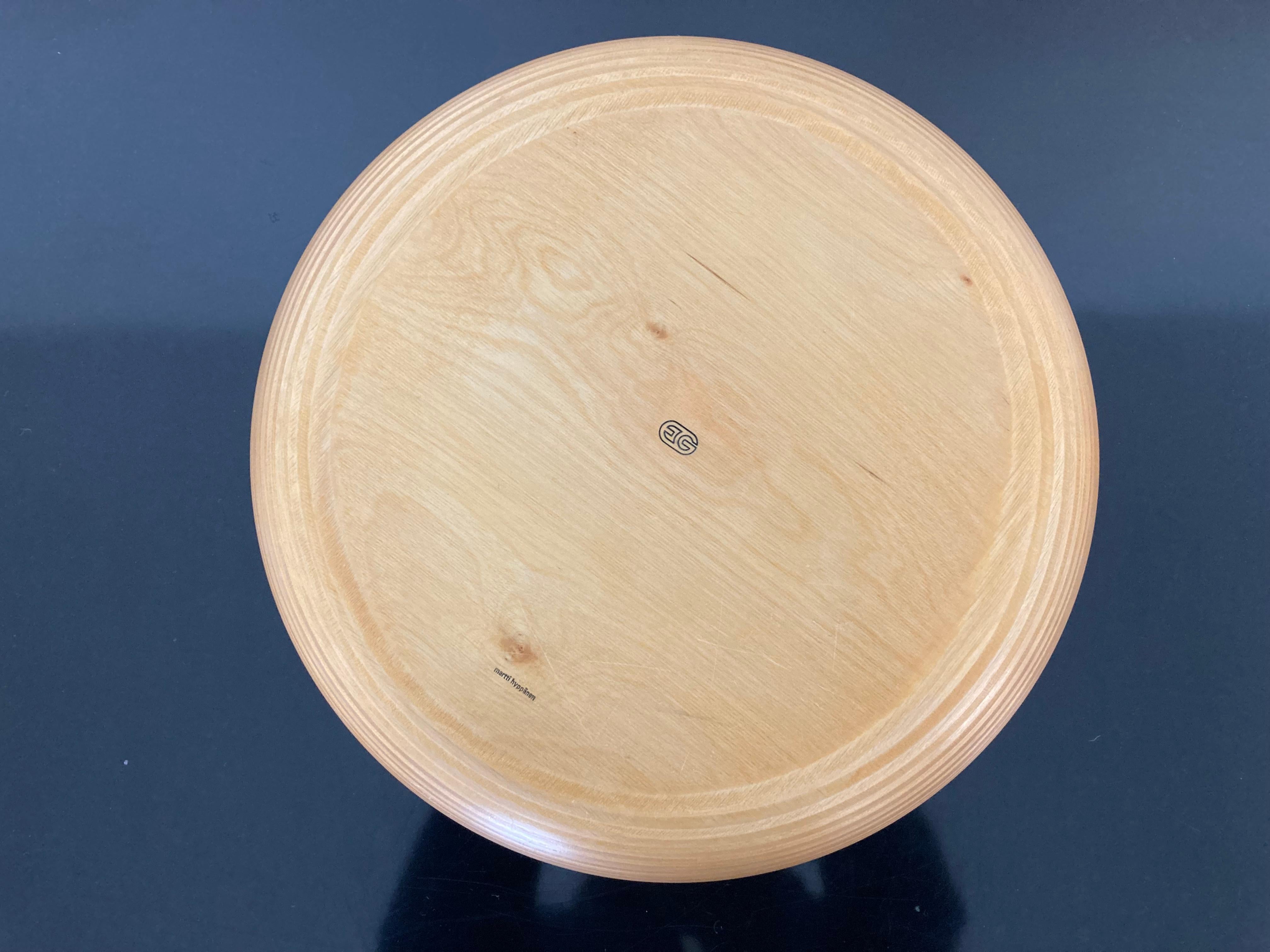 Set of Three Decorative Wood Dishes, Finland For Sale 10