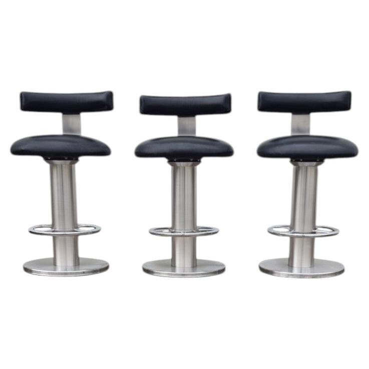 Set of Three Designs for Leisure Swivel Barstools
