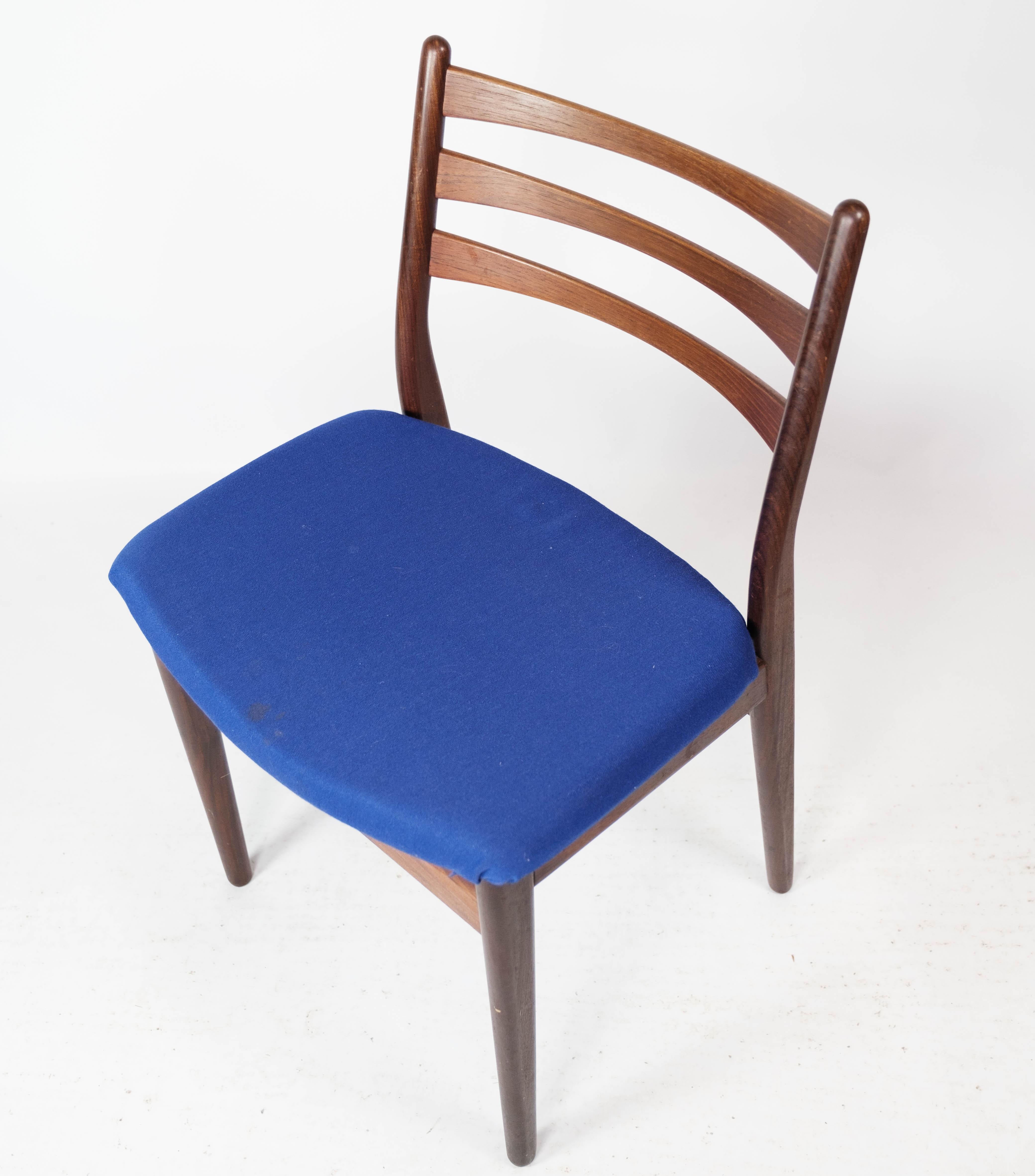 Set of Three Dining Room Chairs in Teak of Danish Design, 1960s 8