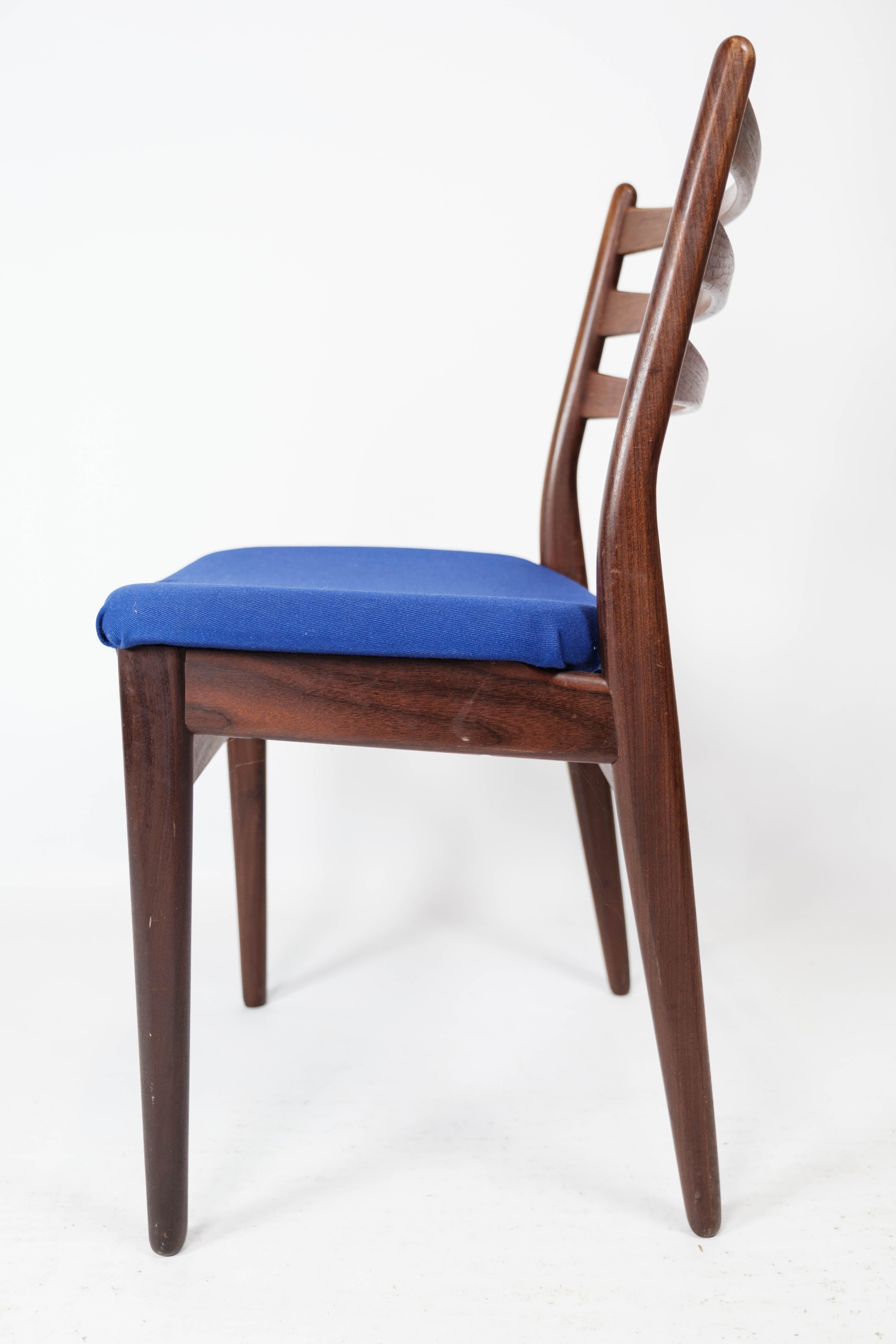 Set of Three Dining Room Chairs in Teak of Danish Design, 1960s 13