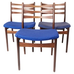 Set of Three Dining Room Chairs in Teak of Danish Design, 1960s
