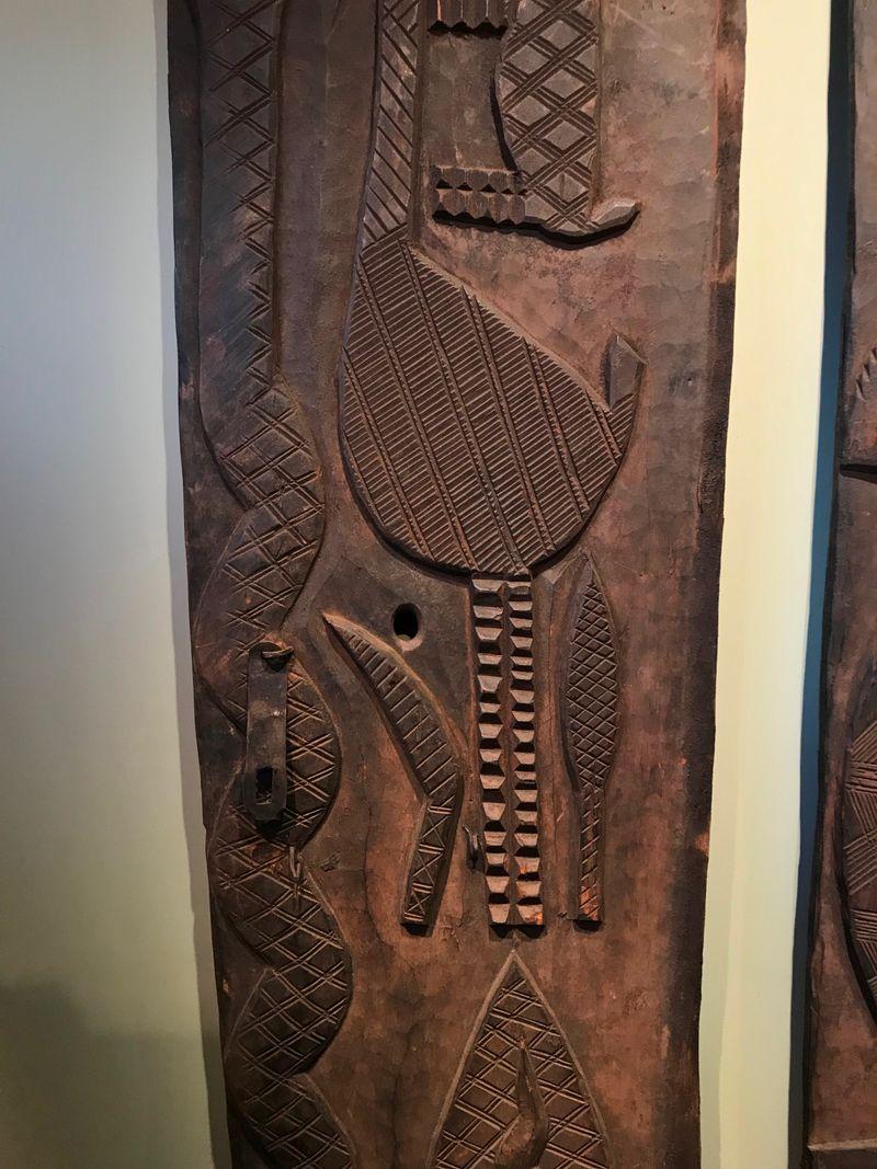 20th Century Set of Three Early Twentieth Century Nigerian Door Panels For Sale