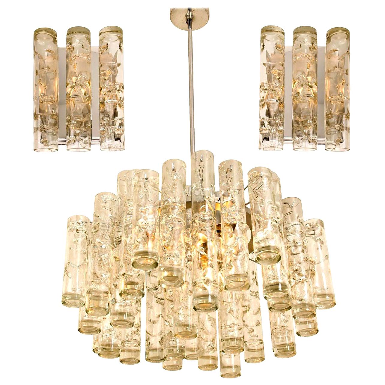 Set of Leaded Glass Light Fixtures, Sold Individually For Sale at 1stDibs