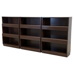 Set of Three Dunbar Stepped Bookcases by Edward Wormley