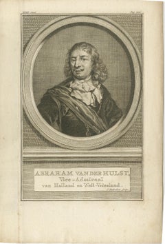 Set of Three Dutch Naval Portraits – Van der Hulst, Kallenberg & Sweers, c.1700