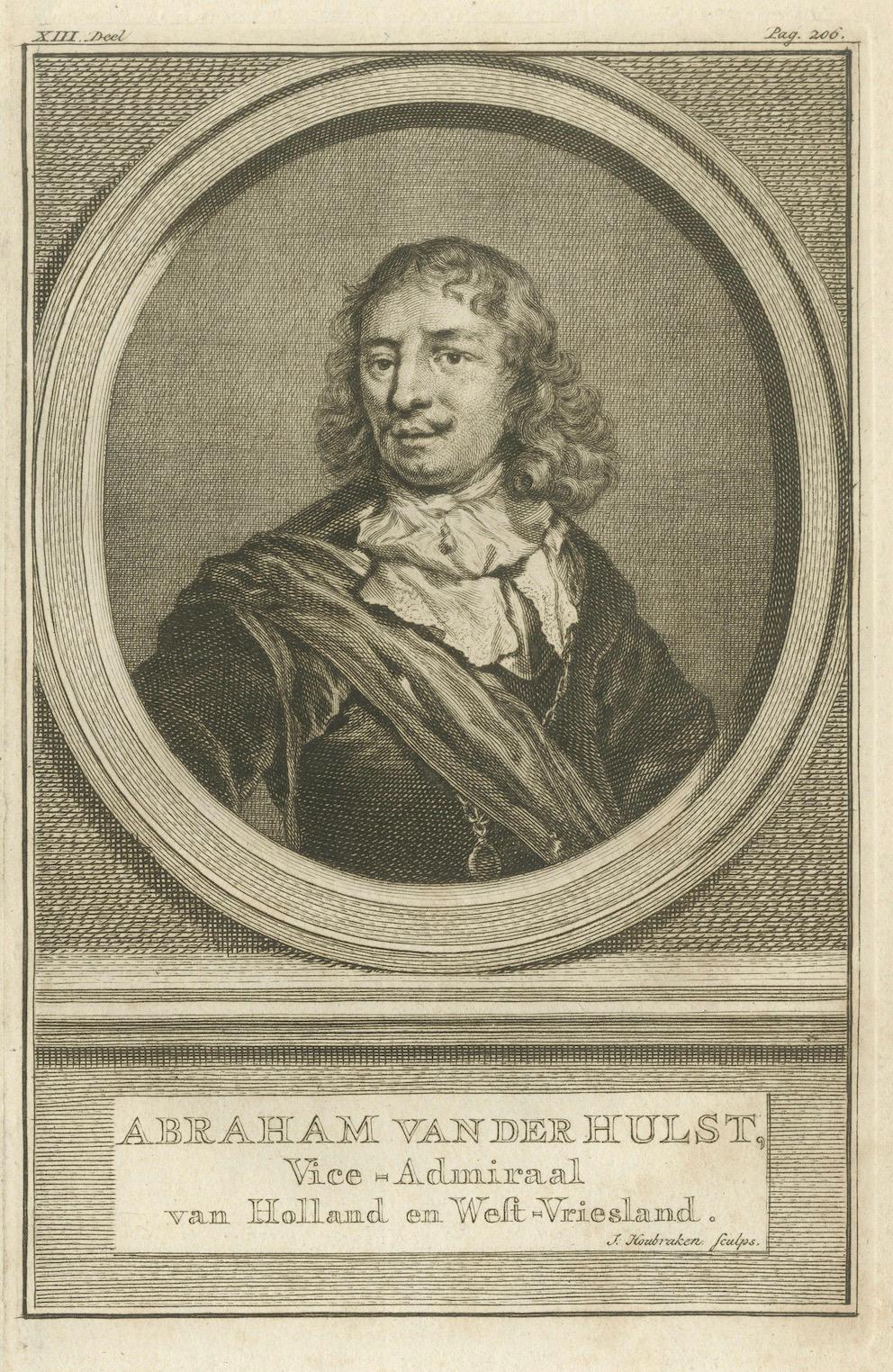 18th Century Set of Three Dutch Naval Portraits – Van der Hulst, Kallenberg & Sweers, c.1700 For Sale