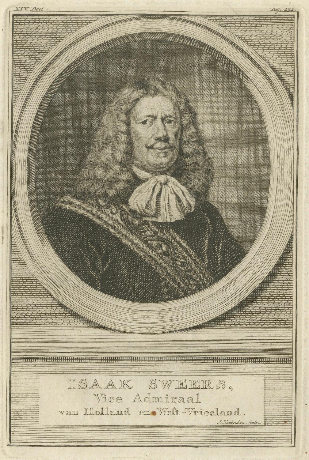 Set of Three Dutch Naval Portraits – Van der Hulst, Kallenberg & Sweers, c.1700 For Sale 1