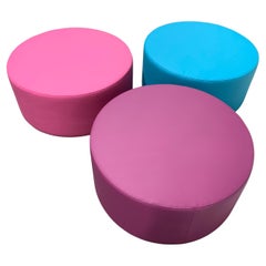 Set di tre pouf e15 Kerman di Philipp Mainzer + Farah Ebrahimi in STOCK