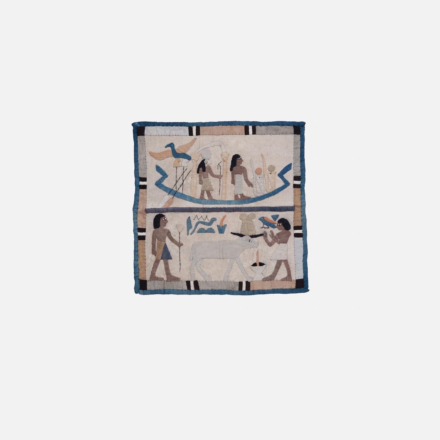 Set of Three Early 20th Century Egyptian Applique Panels 1