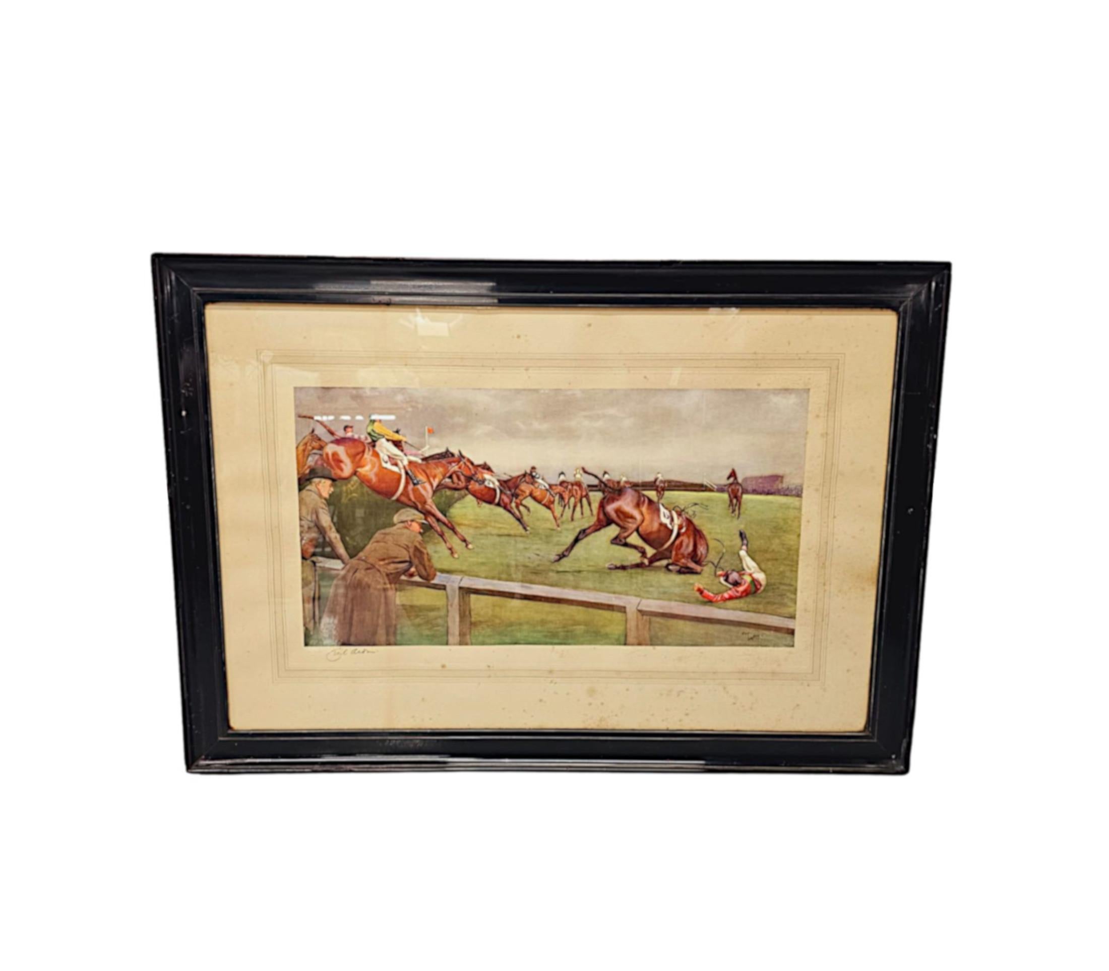 Ensemble de trois tirages teintés à la main du début du 20e siècle par Cecil Aldin Bon état - En vente à Dublin, IE