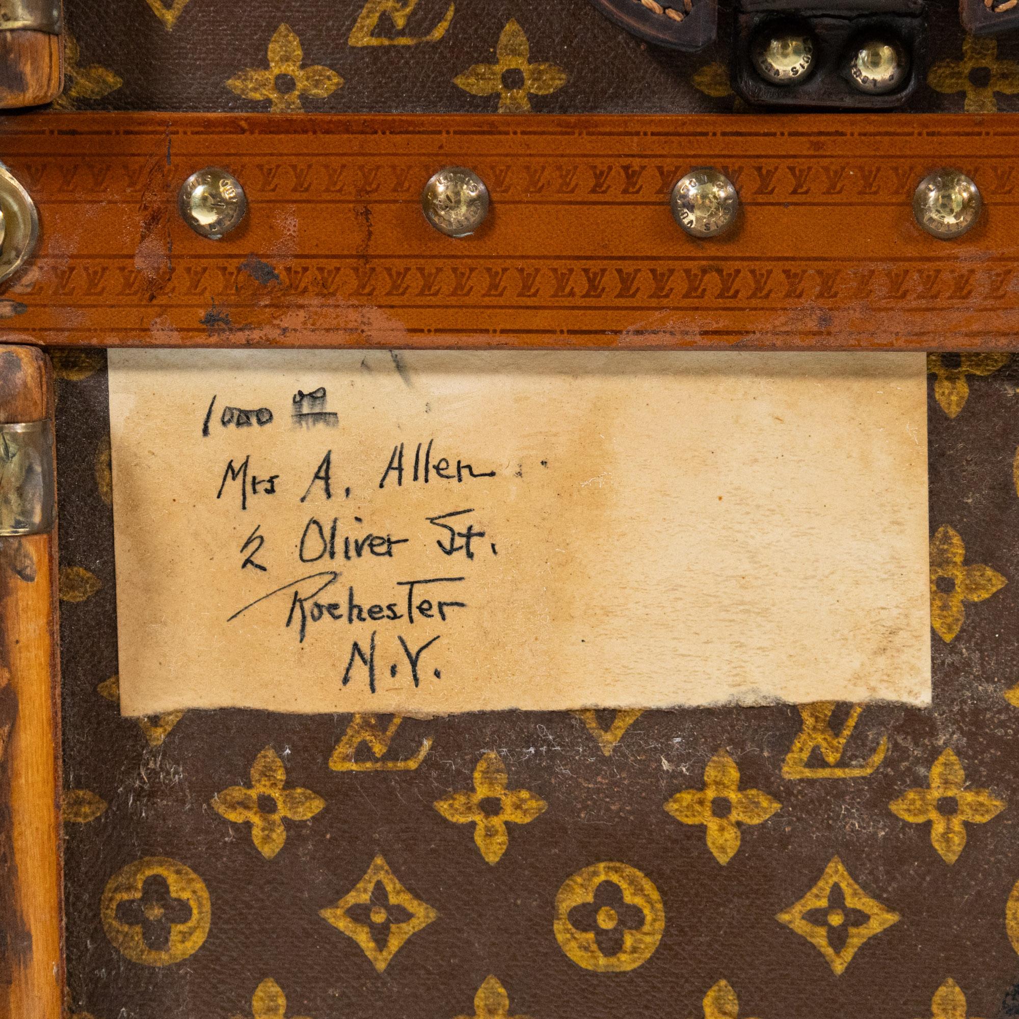 Juego de tres maletas Louis Vuitton de principios del siglo XX en venta 2