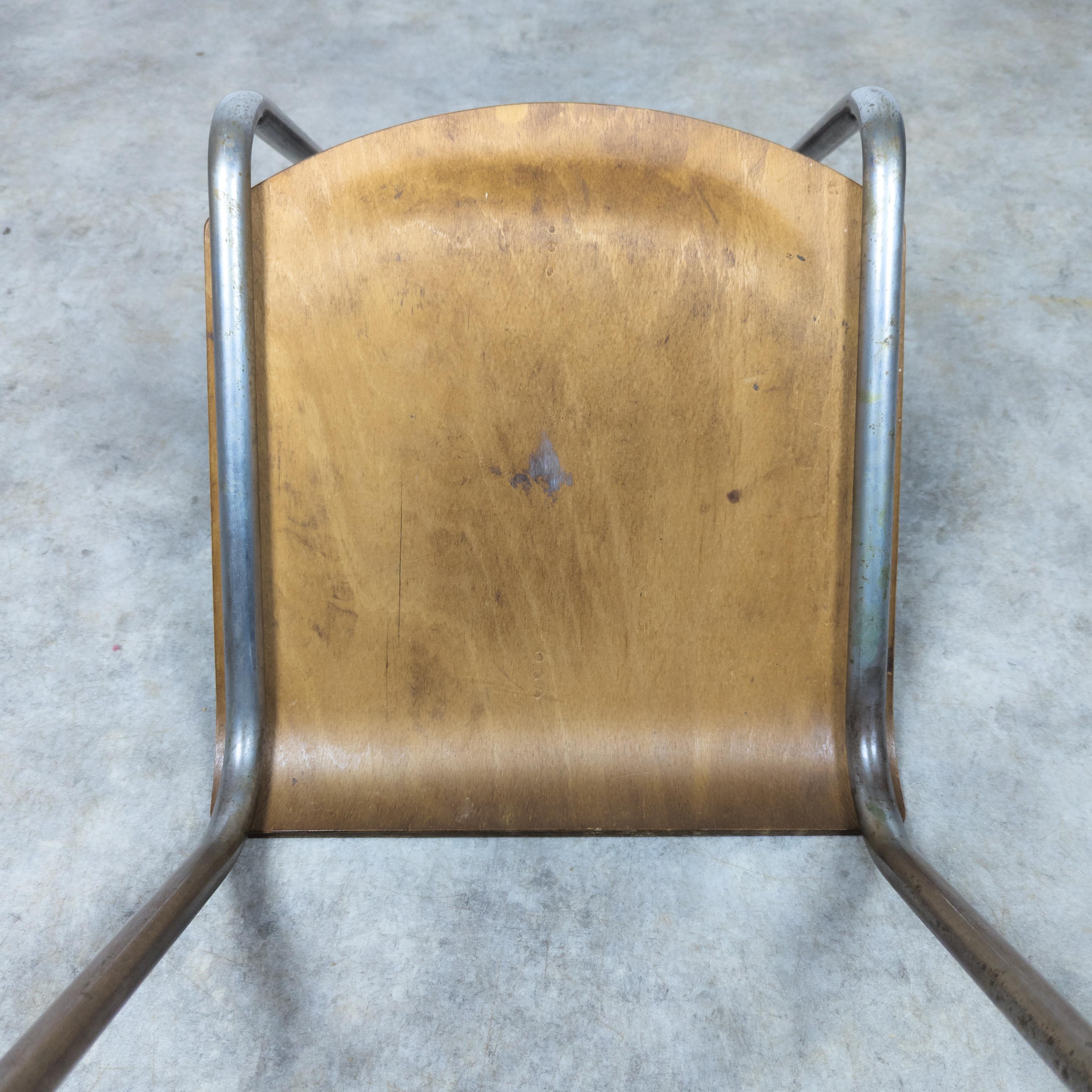 Early S 43 cantilever chairs by Mart Stam, 1930s For Sale 8