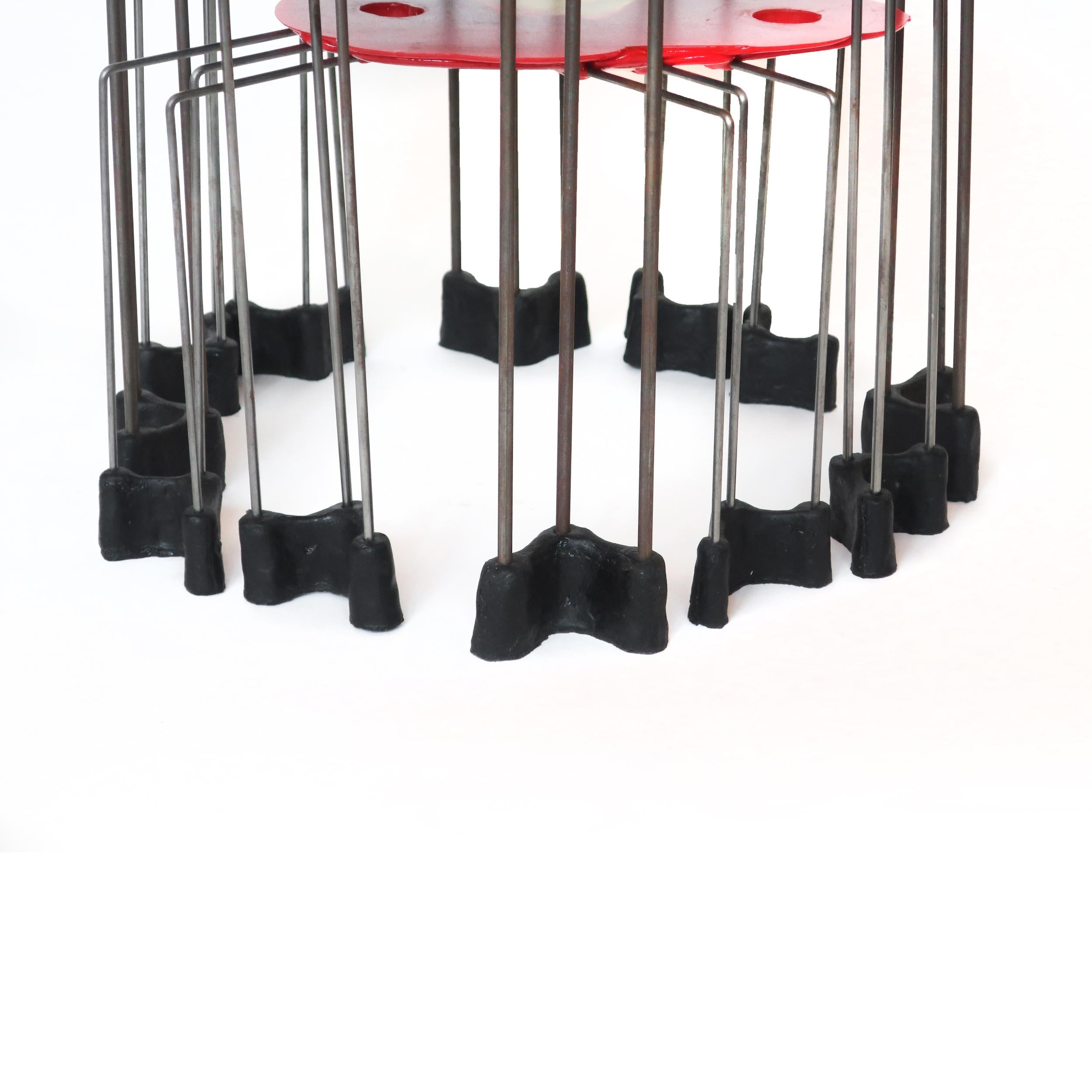 Set of Three Early Triple Play Tables by Gaetano Pesce for Fish Design, '1996' 1