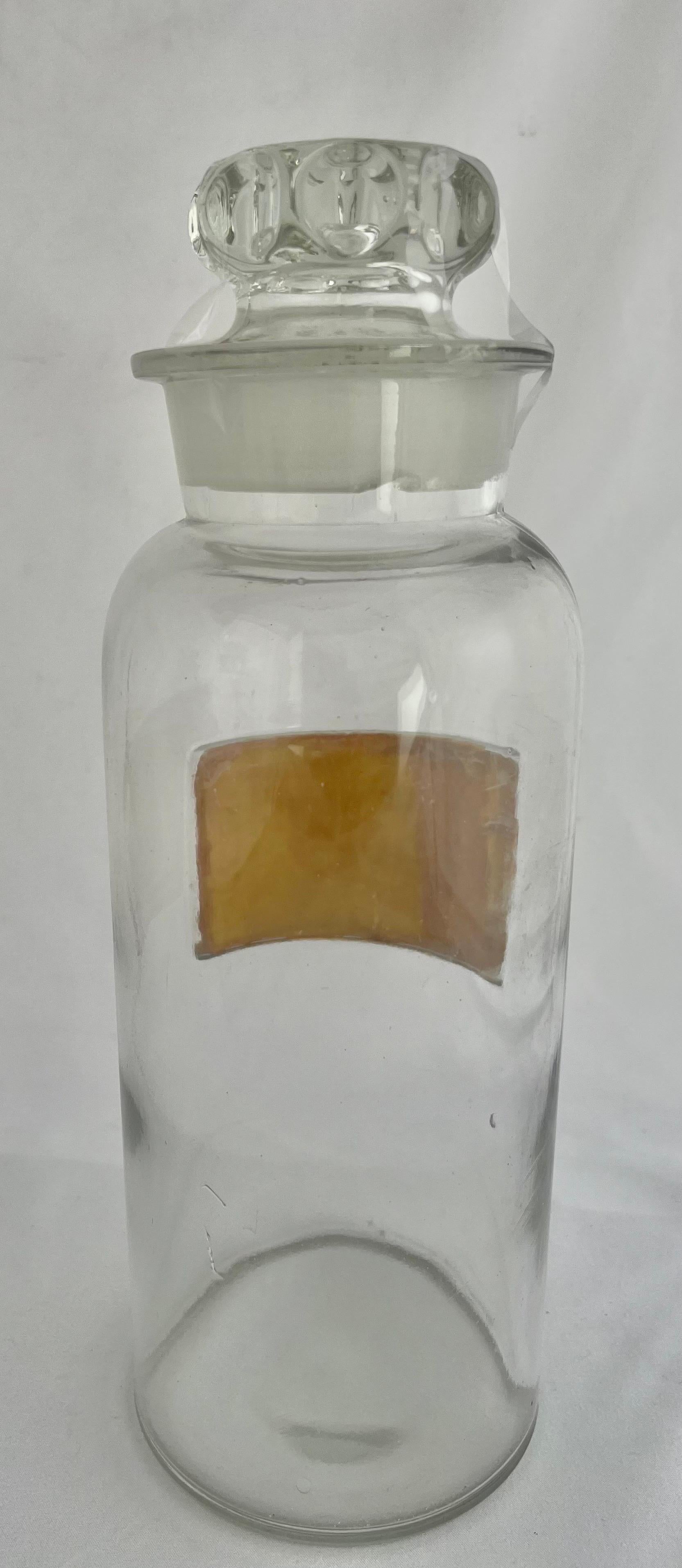 Set of Three English Apothecary Bottles 4