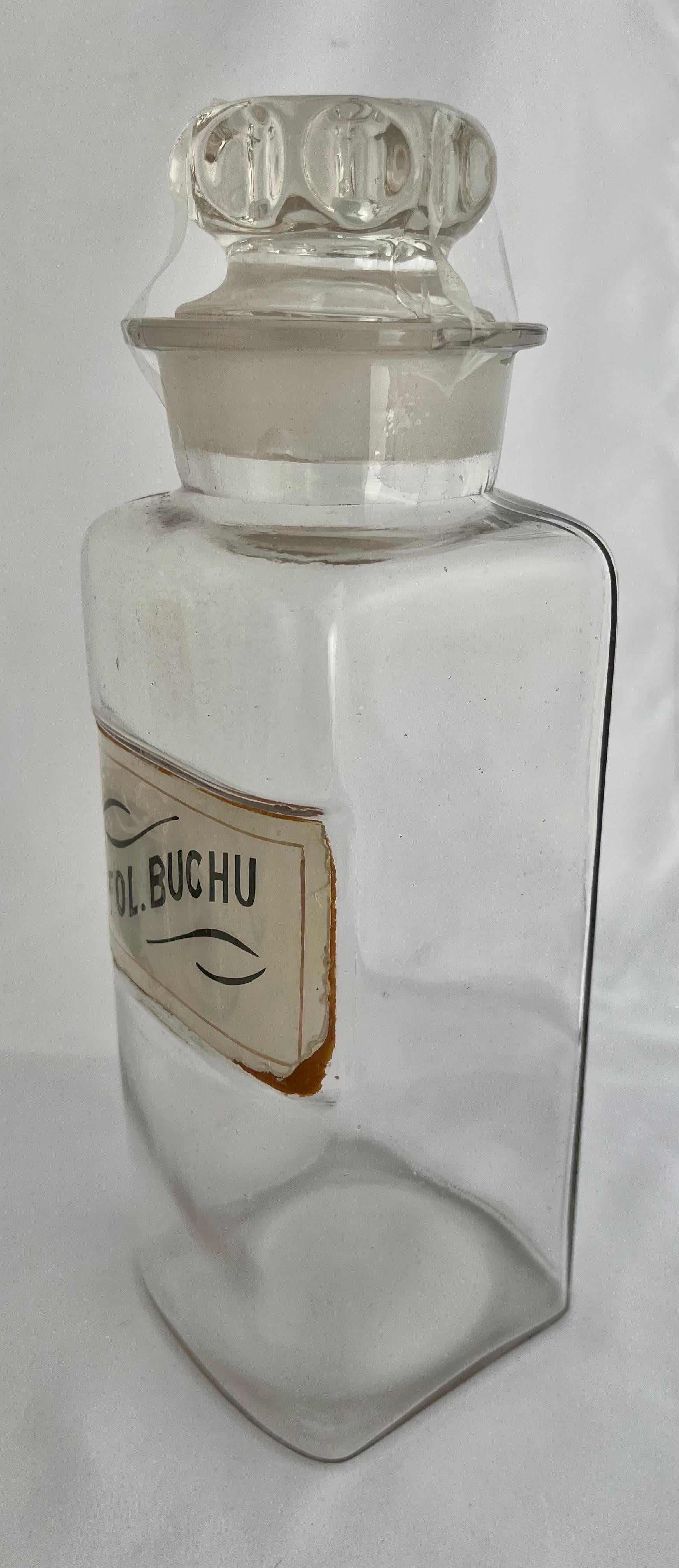 Set of Three English Apothecary Bottles 8