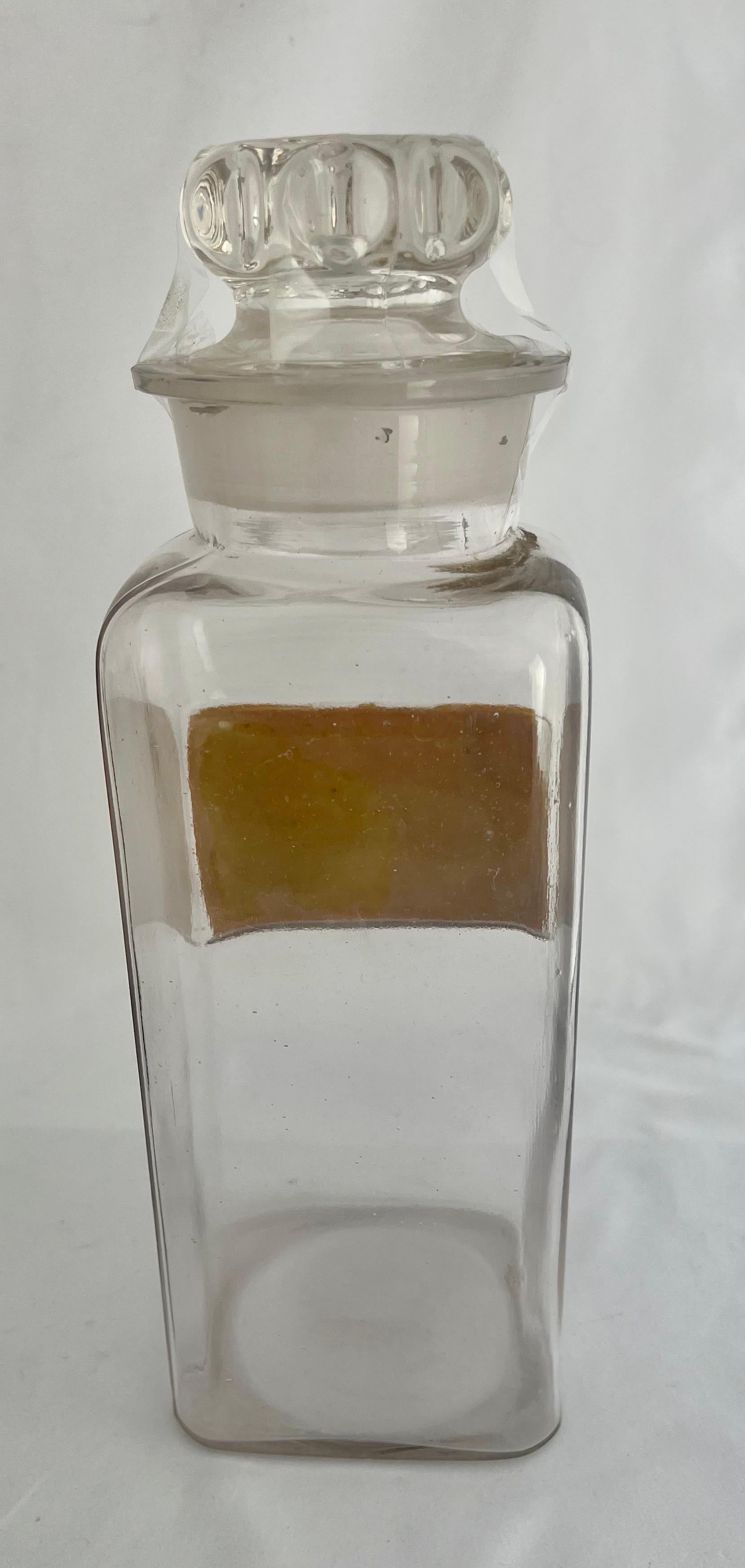 Set of Three English Apothecary Bottles 9